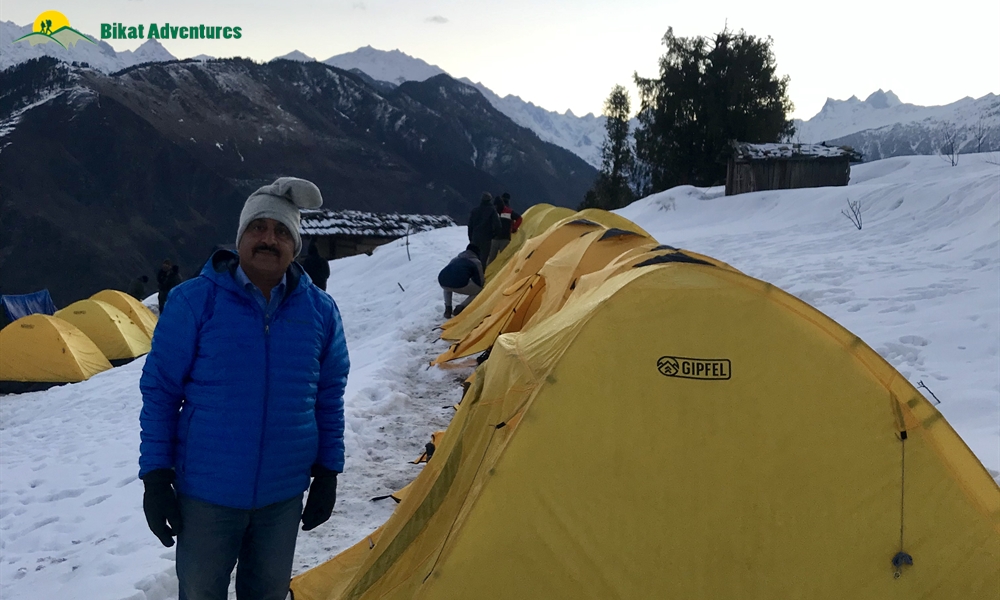 KEDARKANTHA TREK  IN MARCH A PHOTO STORY