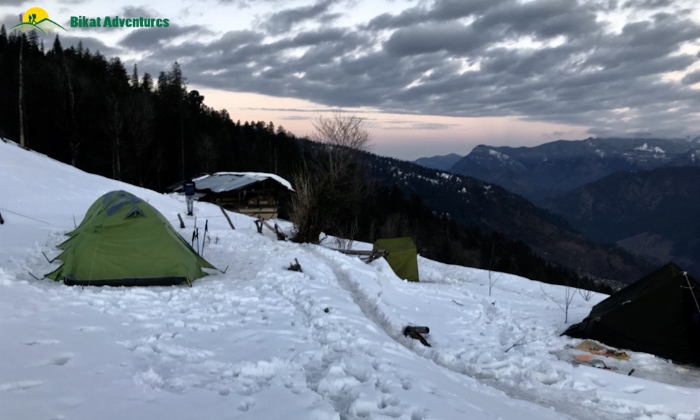 KEDARKANTHA TREK  IN MARCH A PHOTO STORY