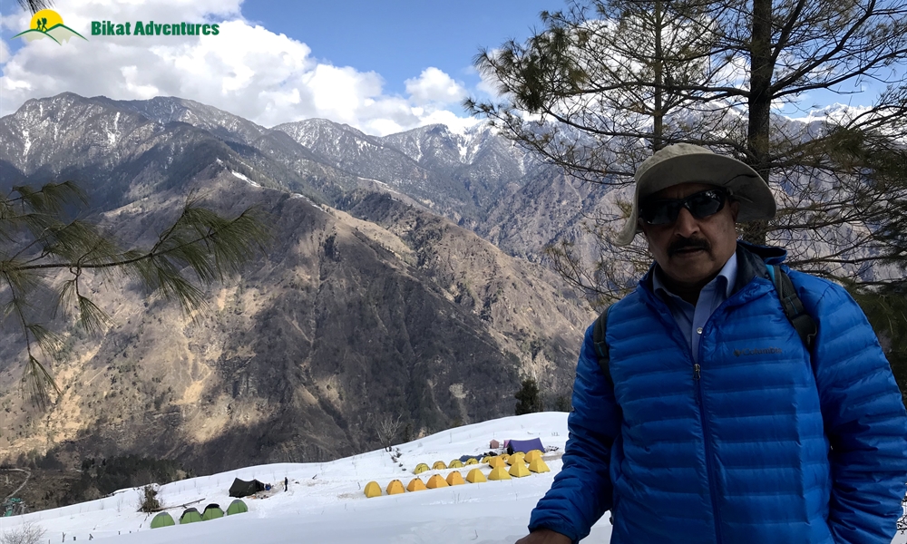 KEDARKANTHA TREK  IN MARCH A PHOTO STORY