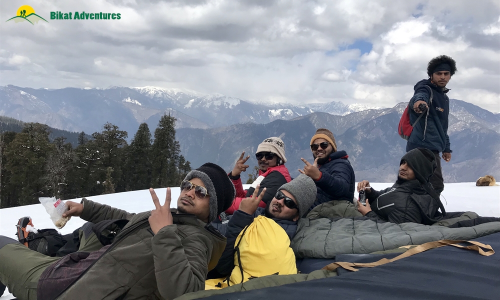 KEDARKANTHA TREK  IN MARCH A PHOTO STORY