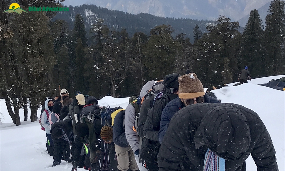 KEDARKANTHA TREK  IN MARCH A PHOTO STORY