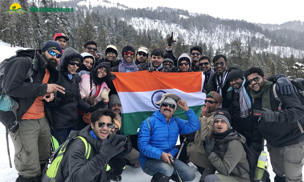 KEDARKANTHA TREK  IN MARCH A PHOTO STORY