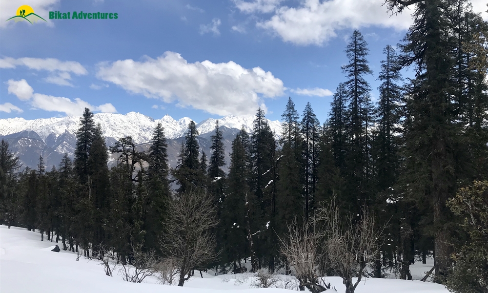 KEDARKANTHA TREK  IN MARCH A PHOTO STORY