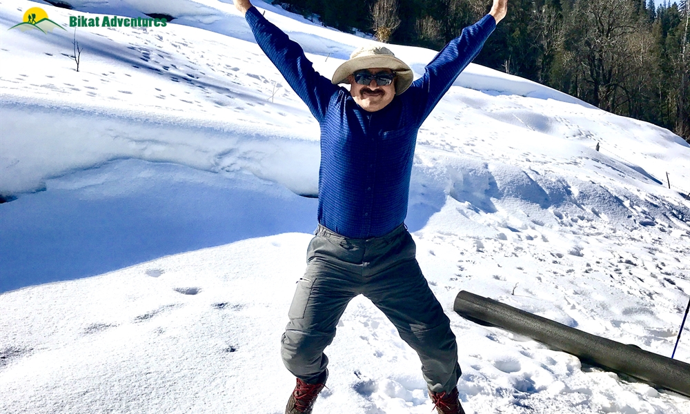 KEDARKANTHA TREK  IN MARCH A PHOTO STORY