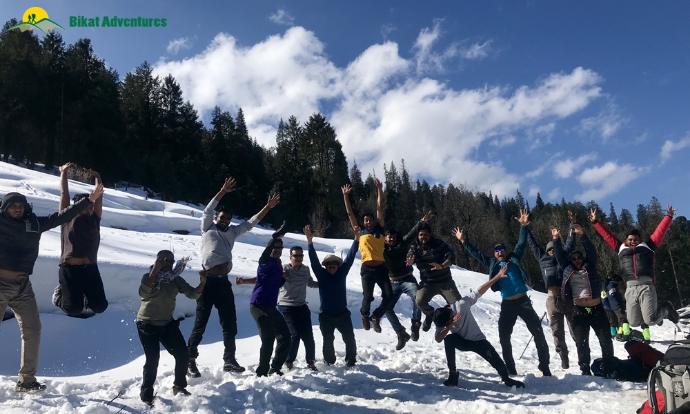 KEDARKANTHA TREK  IN MARCH A PHOTO STORY