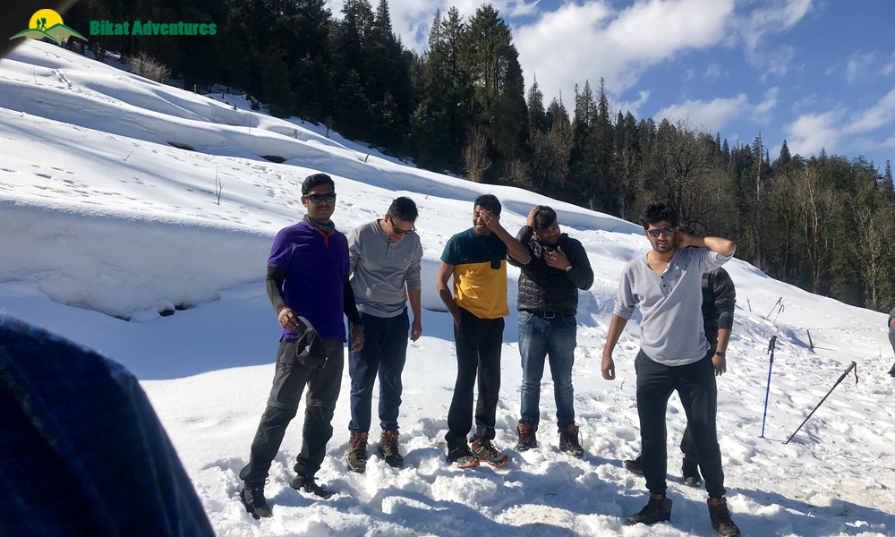 KEDARKANTHA TREK  IN MARCH A PHOTO STORY