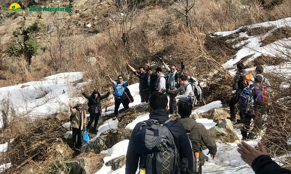 KEDARKANTHA TREK  IN MARCH A PHOTO STORY