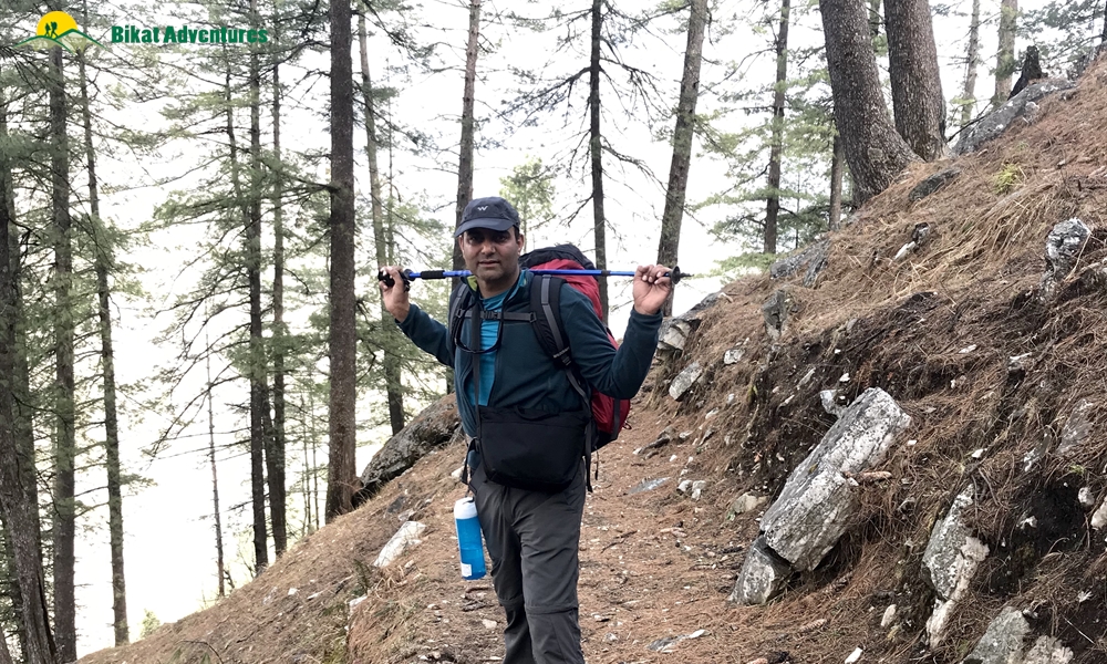 KEDARKANTHA TREK  IN MARCH A PHOTO STORY
