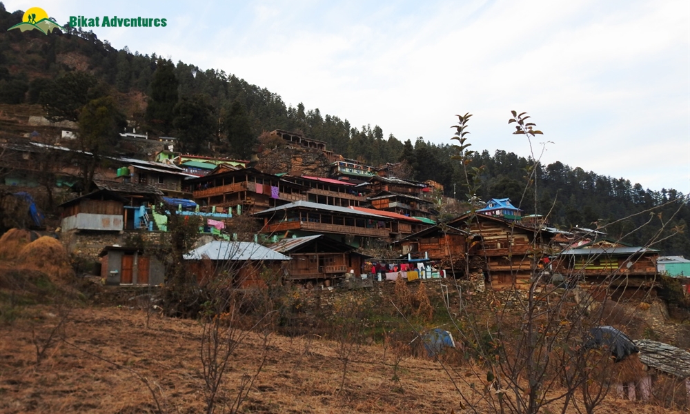 How to reach the famous base village Sankri? 