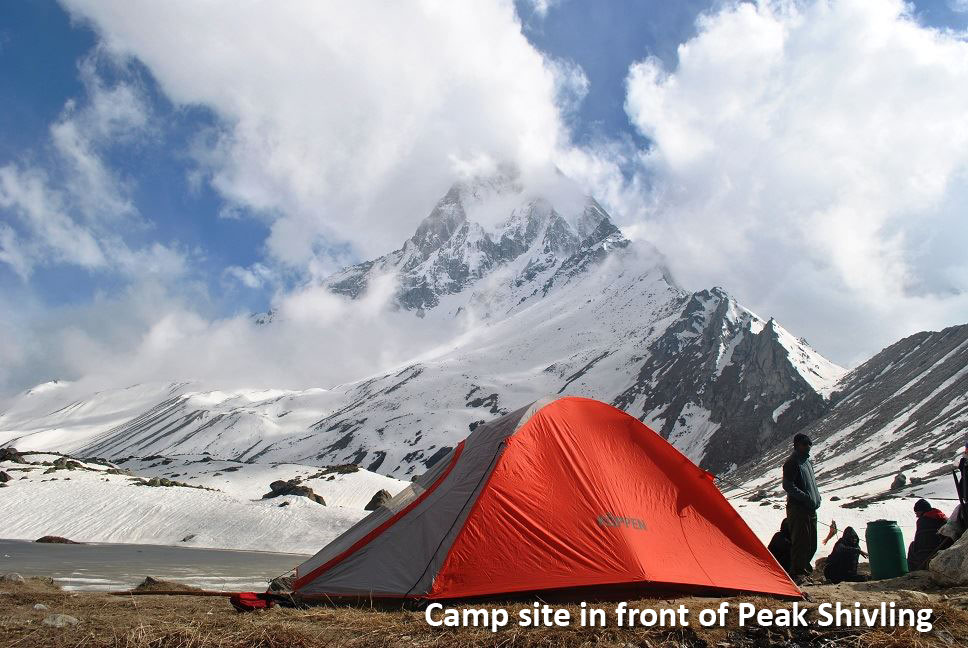 Futchas at Kirti Bamak and Meru Glacier