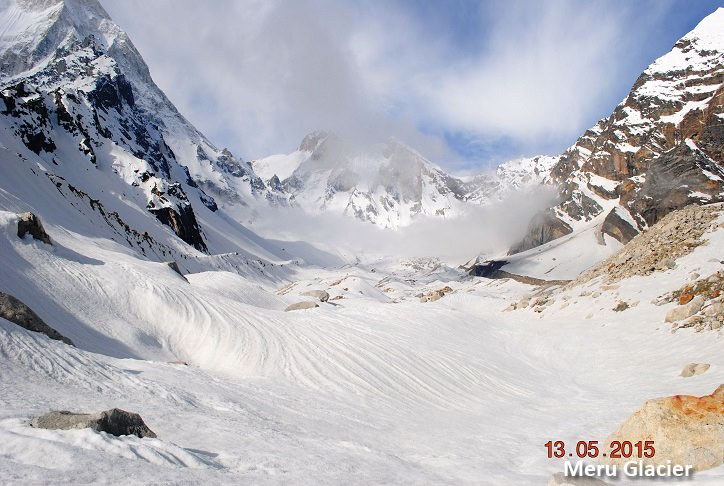 Futchas at Kirti Bamak and Meru Glacier