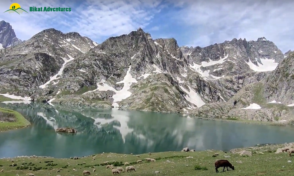 Kashmir Great Lakes and its lyrical companion