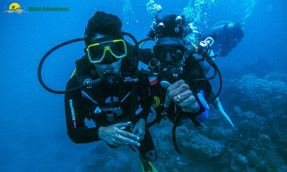 A Giant Stride into Scuba Diving in Havelock Island