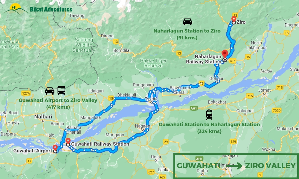 How To Reach Ziro Valley