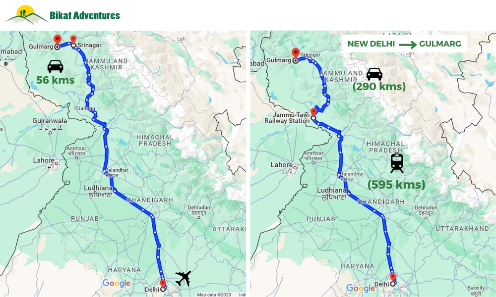 How To Reach Gulmarg