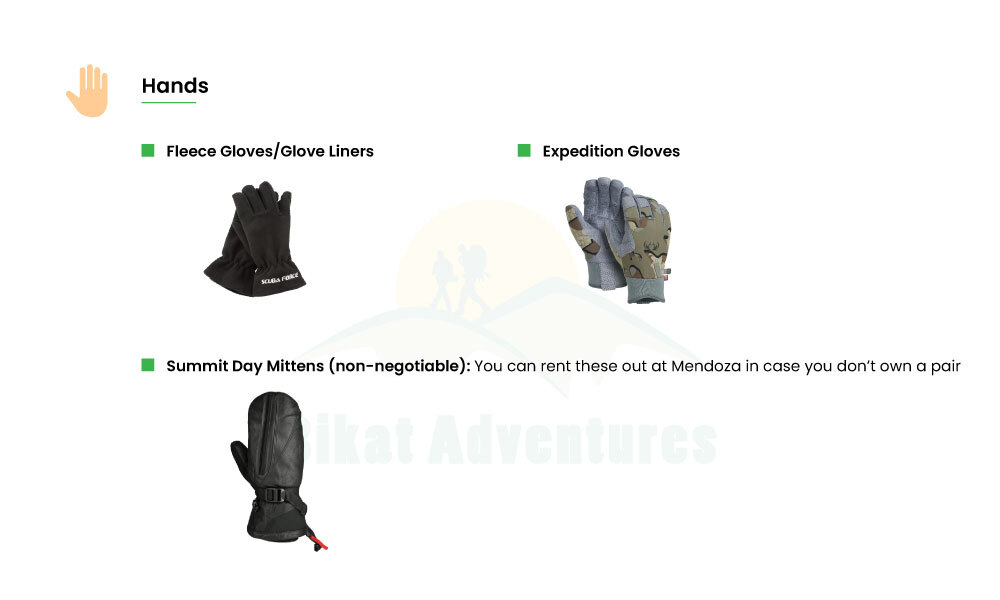 Aconcagua Expedition Packing List