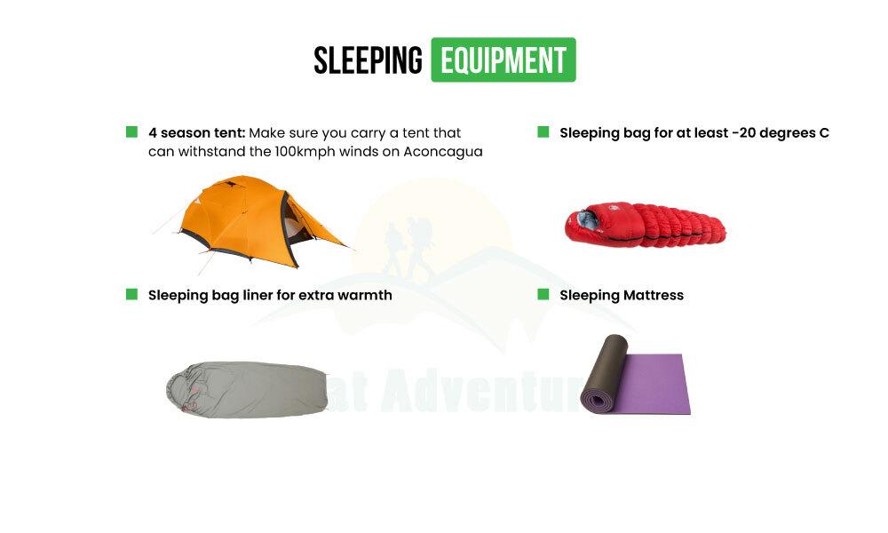Aconcagua Expedition Packing List