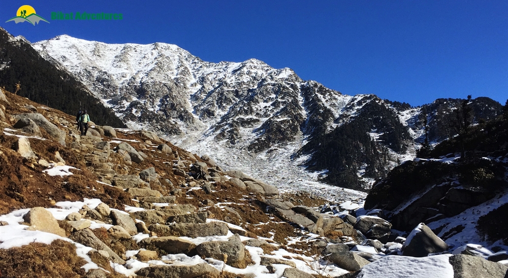 kareri lake trek in march