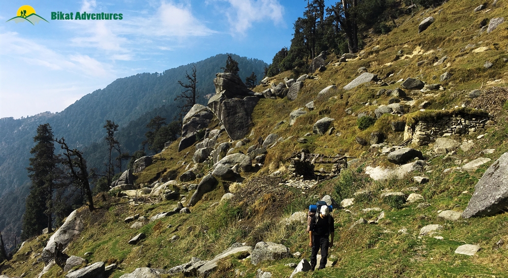 kareri lake trek in march